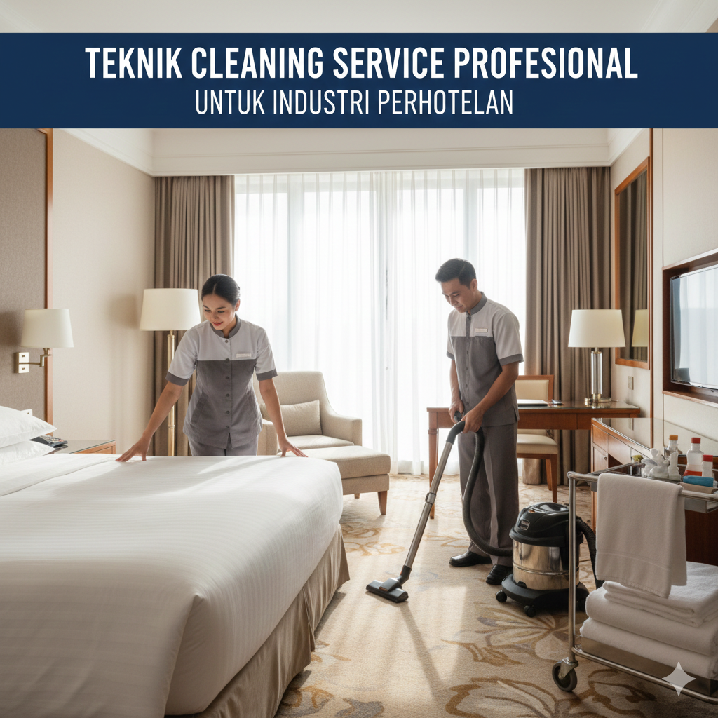 Teknik cleaning service profesional hotel