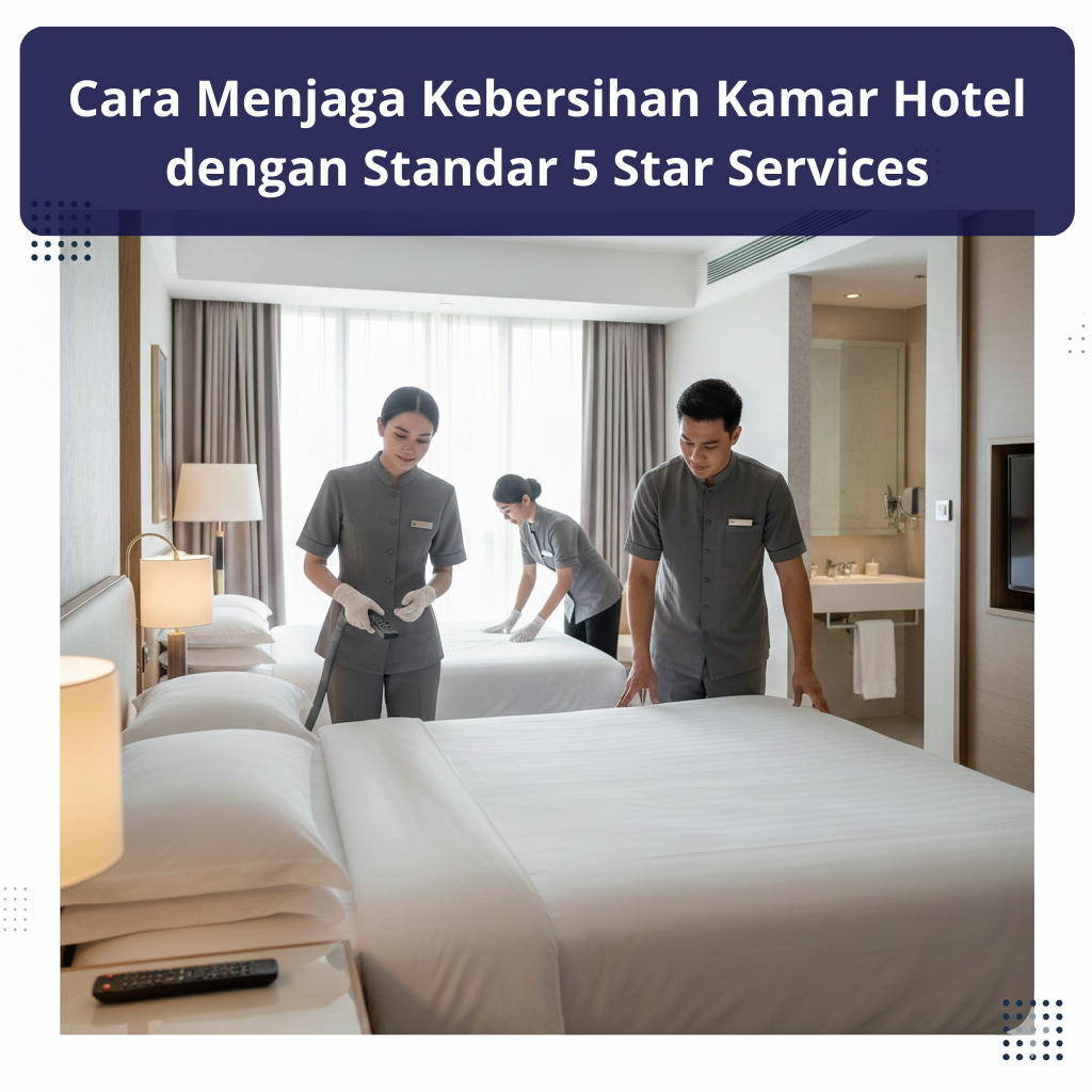 kebersihan kamar hotel standar 5 star